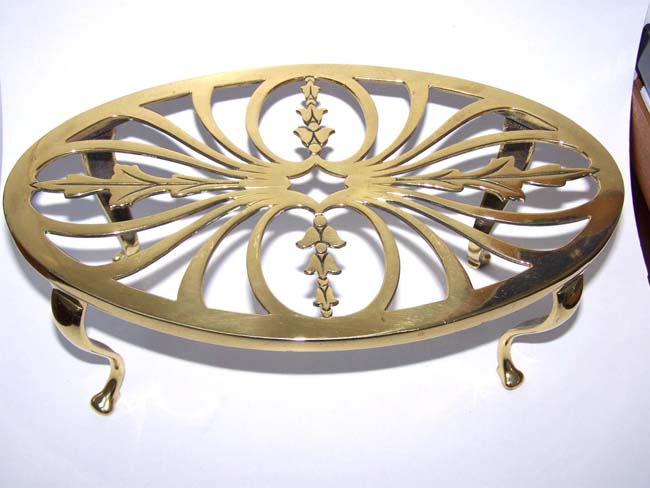 A Charming Victorian Brass Trivet circa 1870 — image 2